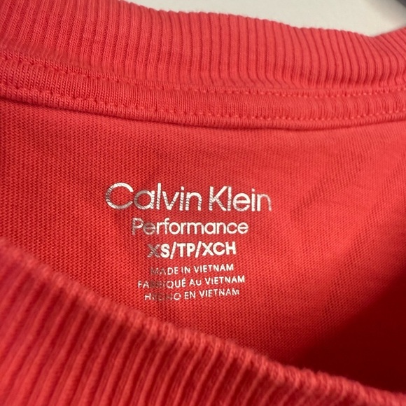 Y2K Calvin Klein Performance Pink Cropped Tee – XS - Picture 2 of 3